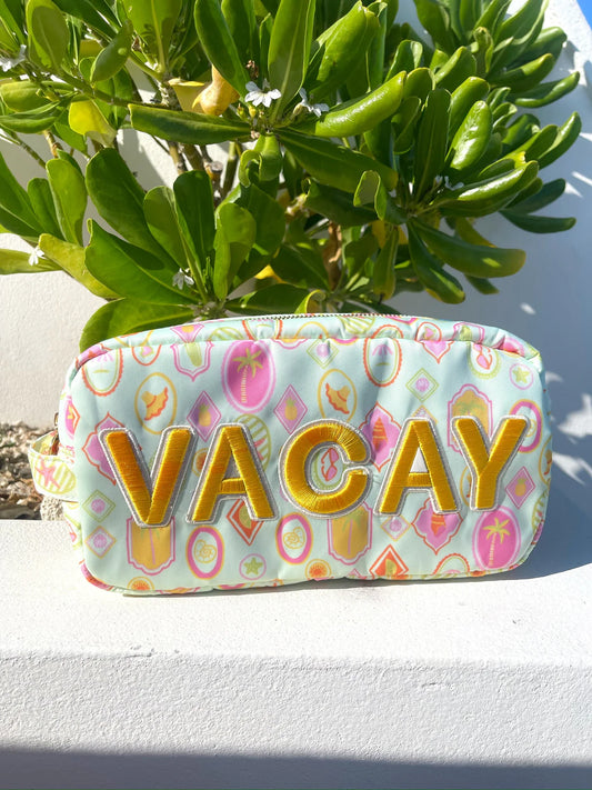 Vacay Mint Palms Large Bag