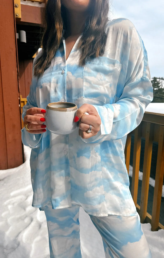 Overslept PJ Set Cloud