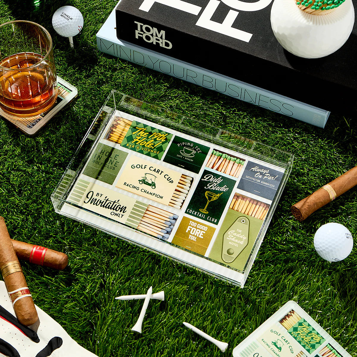 Golf Matchbook Tray - Small
