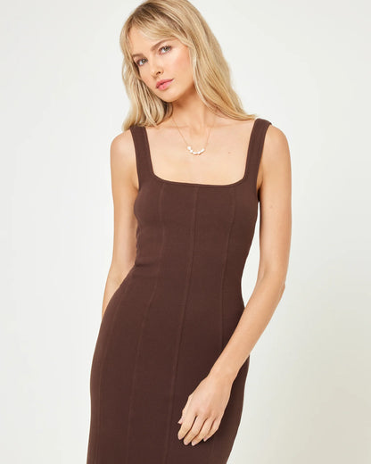 Vivienne Dress, Espresso