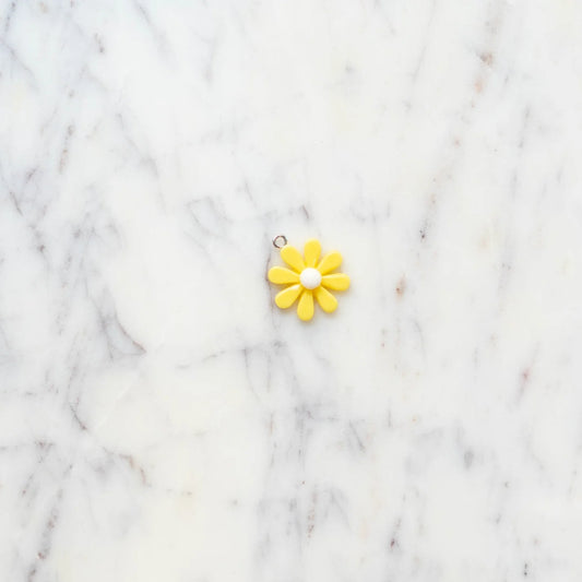 Little Stacks Charms, Yellow Flower