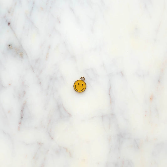 Little Stacks Charms, Yellow Smiley