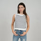 Kerensa Sleeveless Crew Neck Knit Tank