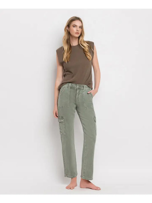 Dixie High Rise Straight Cargo