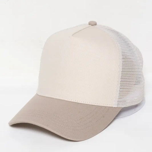 Two Tone Mesh Baseball Cap