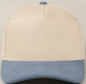 Kids Plain Two Tone Canvas Hat