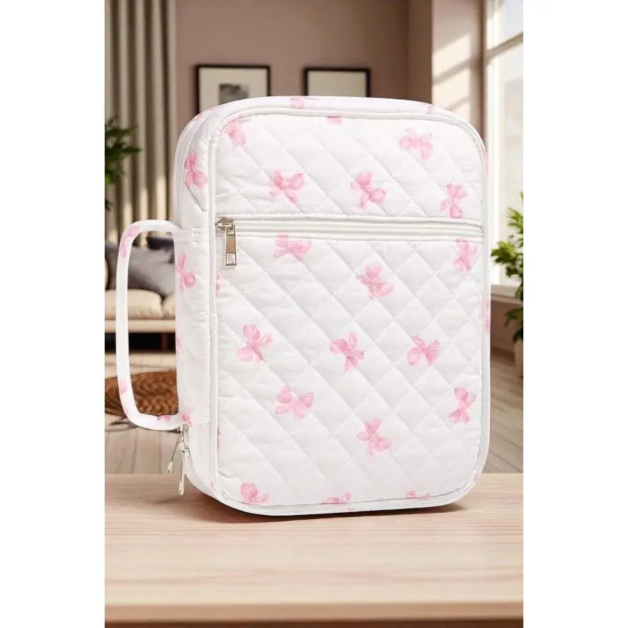 Elise Pink Bow Bible Cover