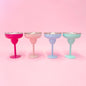 Margarita Glass With Lid 8oz Stainless Steel, Hot Pink