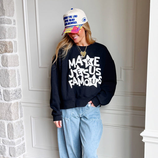 The Famous One Crop Sweatshirt