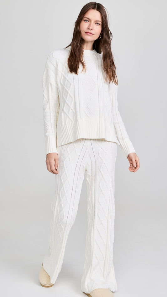 Rayne Pant Cream Cable