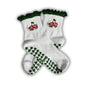 Green Ruffle Cherry In My Pilates Era, Pilates Socks