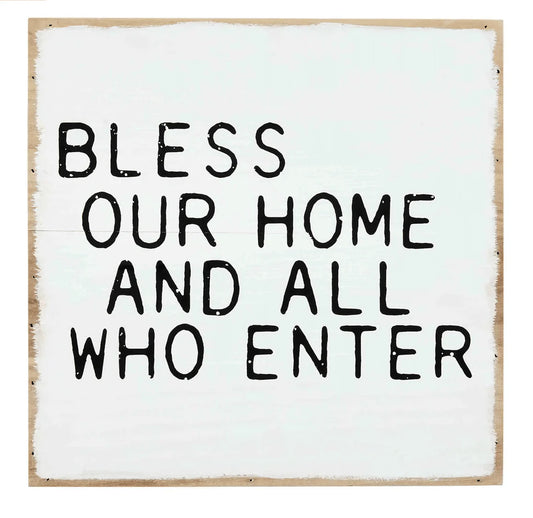Bless Circa Wood Plaque