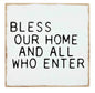 Bless Circa Wood Plaque