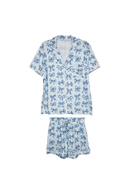 Toile Coquette Bows PJ Set
