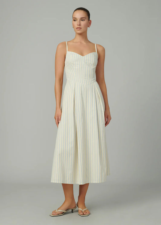 Rhone Midi Dress- Anise Flower