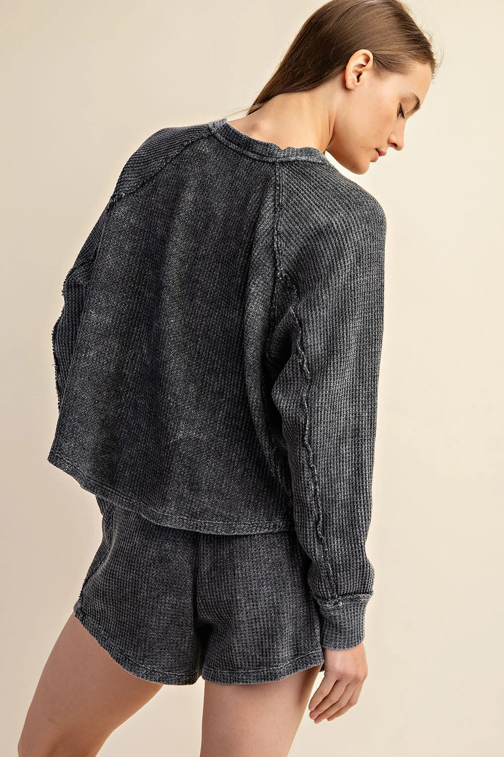 Waffle Shorts Set