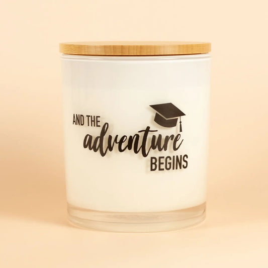 Adventure Begins Candle- Prosecco Fizz