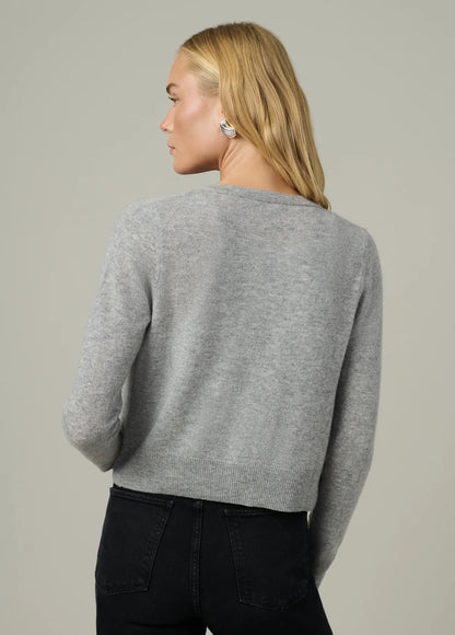 The Dani Cashmere Cardigan, Heather Grey