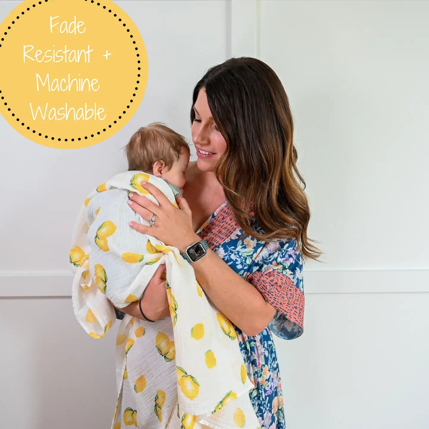 When Life Hands You Lemons Baby Swaddle Blanket