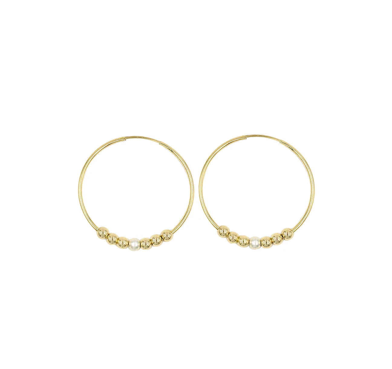 Current Hoops 24mm Gold
