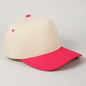 Kids Plain Two Tone Canvas Hat