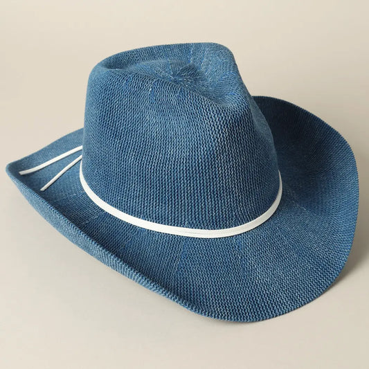 Denim Cowboy Adjustable Hat