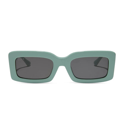 Indy Steel Teal + Grey Polarized Sunglasses