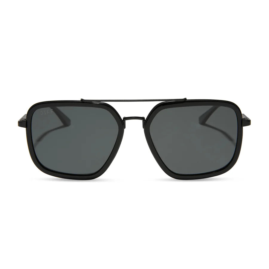 Jordan, Black Grey Polarized Sunglasses
