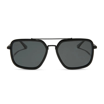 Jordan, Black Grey Polarized Sunglasses