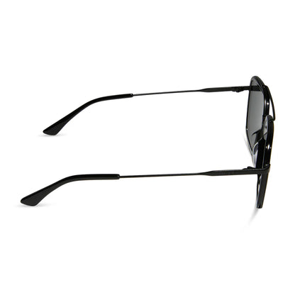 Jordan, Black Grey Polarized Sunglasses