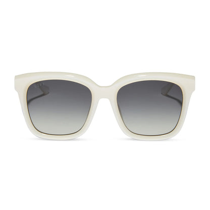 Meredith, Opaline + Grey Sunglasses