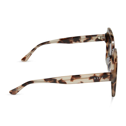 Presley, Cream Tort Grey Gradient Sunglasses
