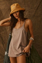 Hot Shot Mini Dress - Mocha