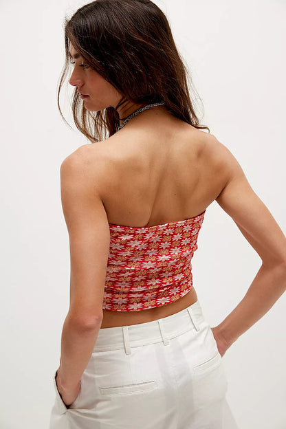 Boulevard Printed Tube Top