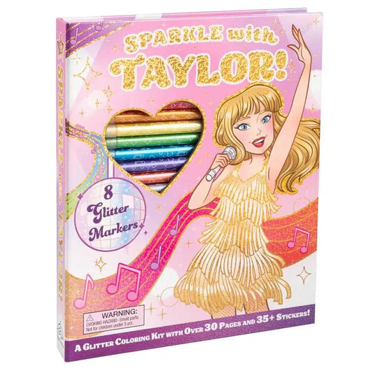 Sparkle with Taylor Glitter Coloring Kit