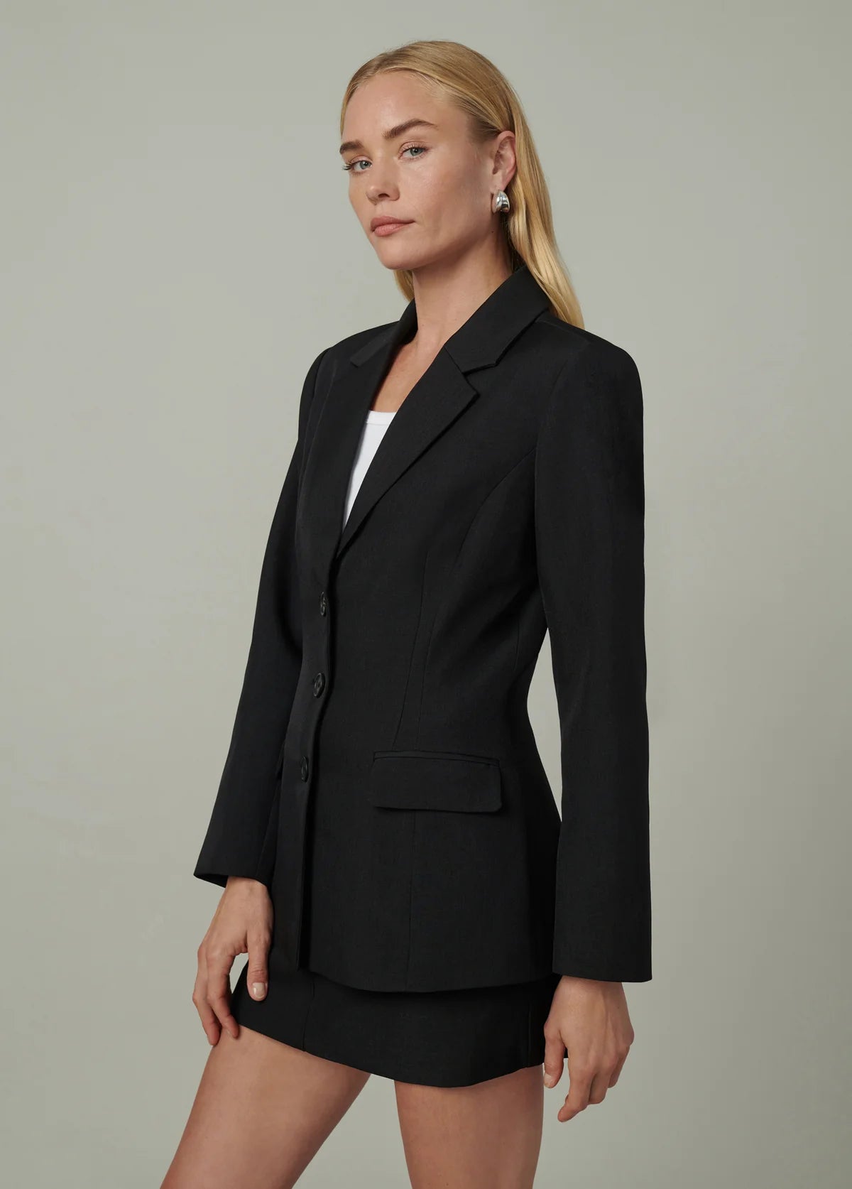Chloe Cinched Blazer Black