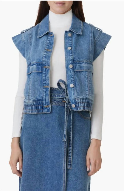 Strong Shoulder Vest, Ocean