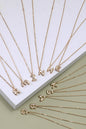 Bubble Balloon Initial Necklaces