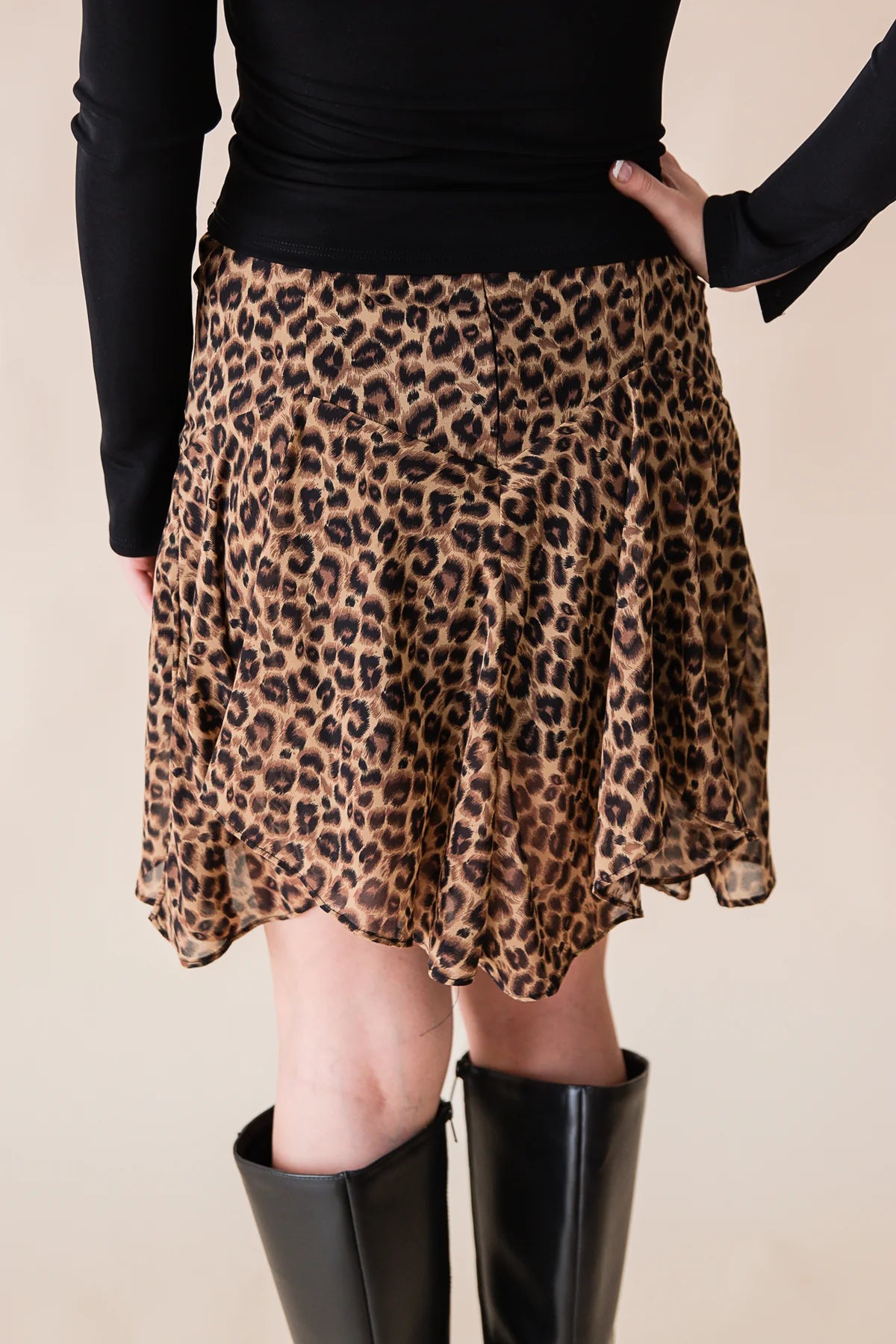 Be Fierce Leopard Mini Skirt