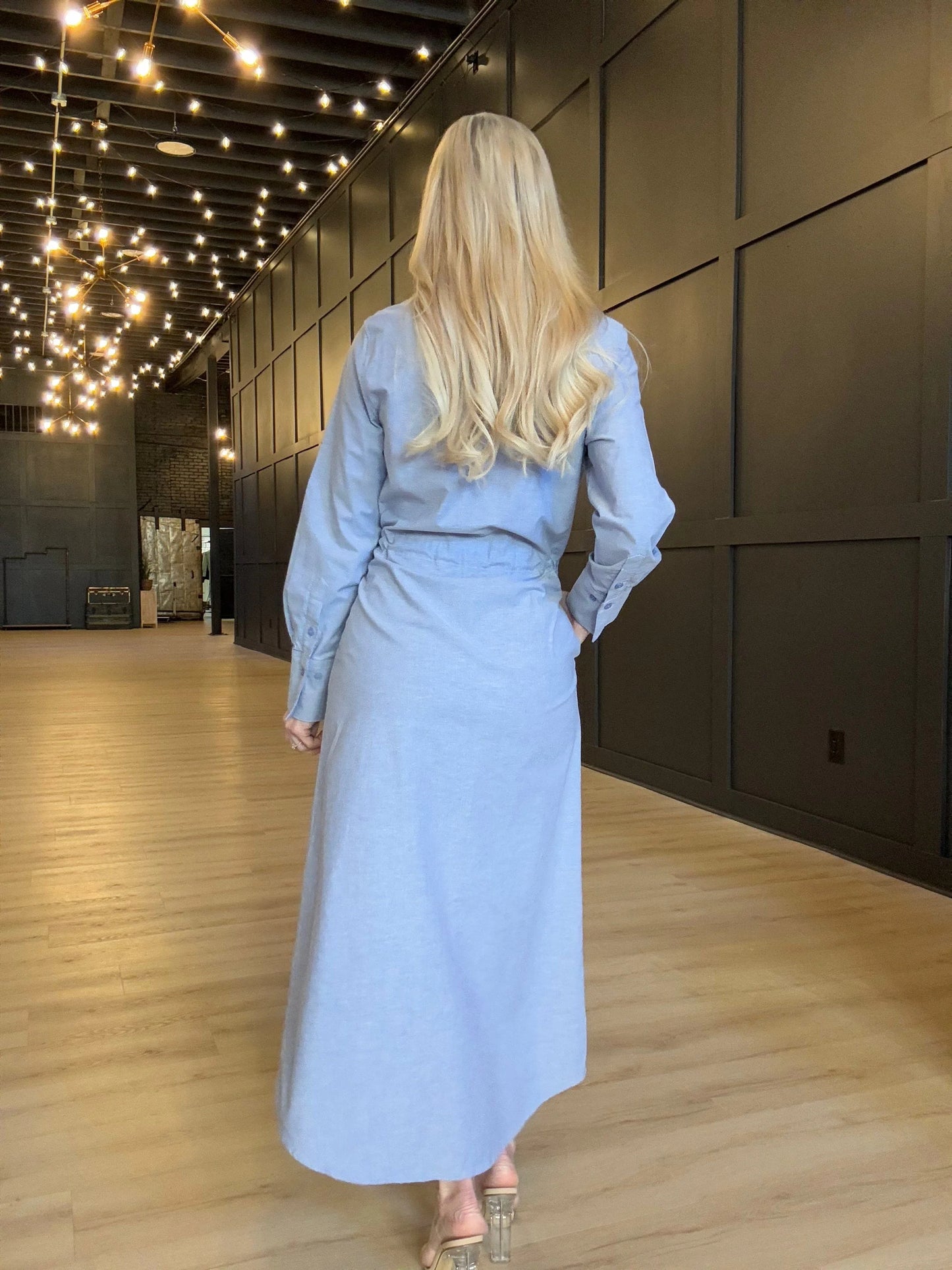 Alamo Maxi Dress Oxford Blue