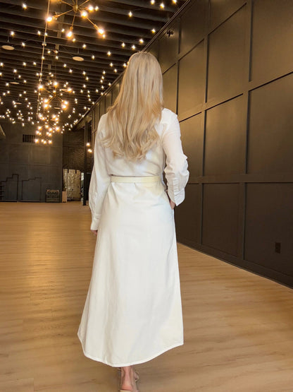 Alamo Maxi Dress Tocuyo White