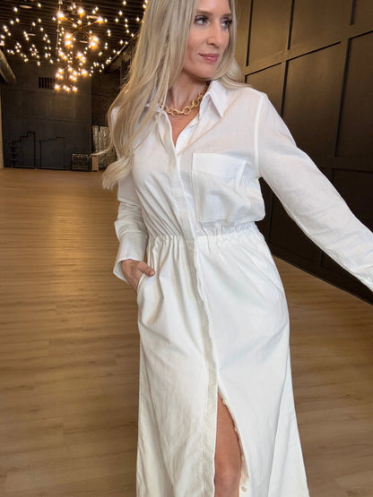 Alamo Maxi Dress Tocuyo White