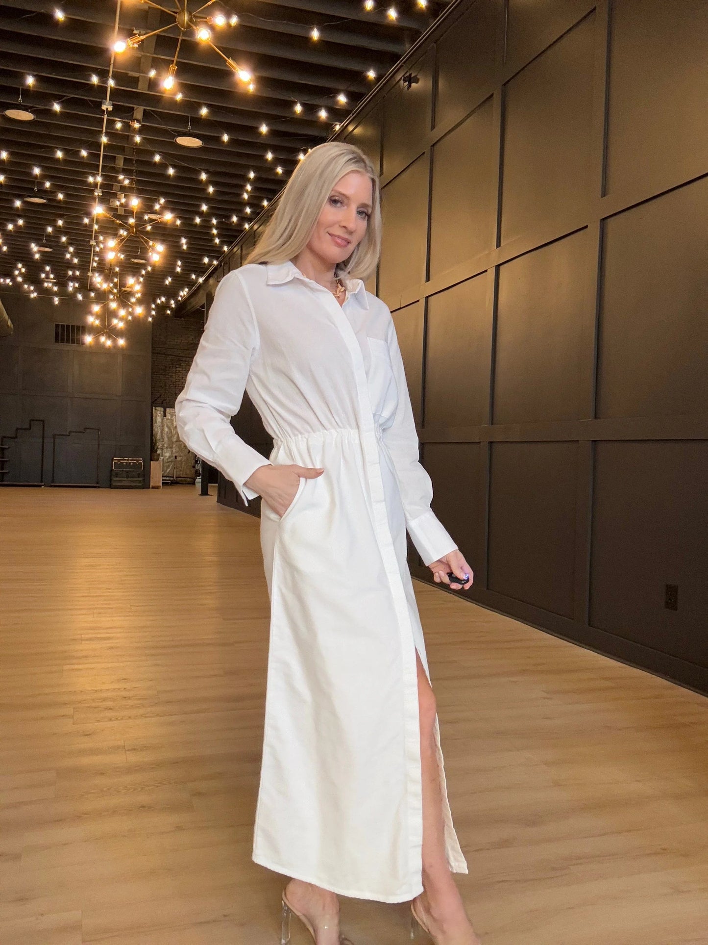 Alamo Maxi Dress Tocuyo White