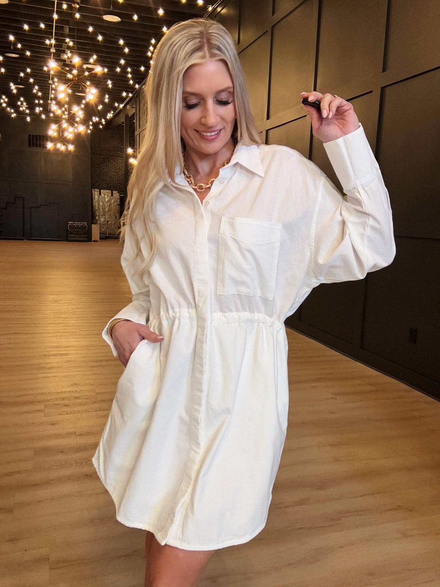 Houston Mini Dress Tocuyo Black