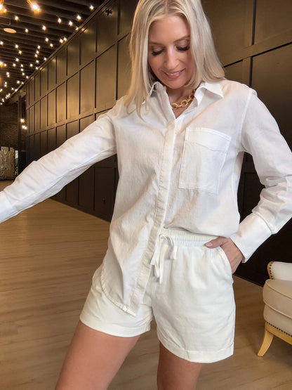 McKinney Untucked Bodysuit Tocuyo White