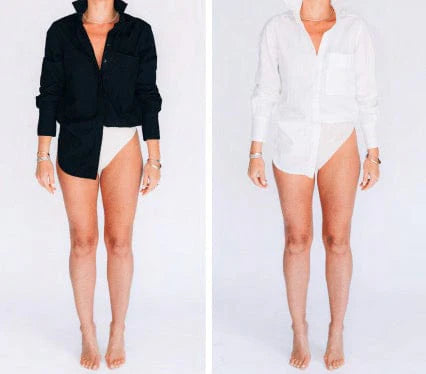 McKinney Untucked Bodysuit Tocuyo White