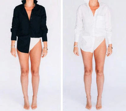 McKinney Untucked Bodysuit Tocuyo White