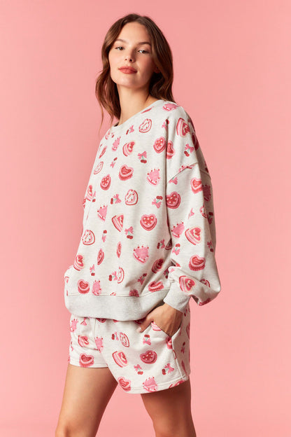 Cake Heart SweatSet