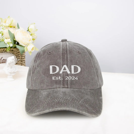 Gray Est. 2024 Dad Hat