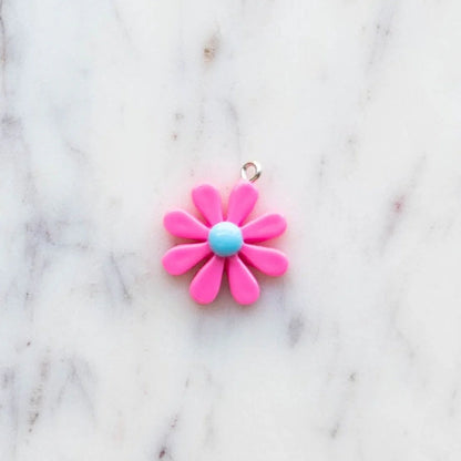 Little Stacks Charms, Pink Flower
